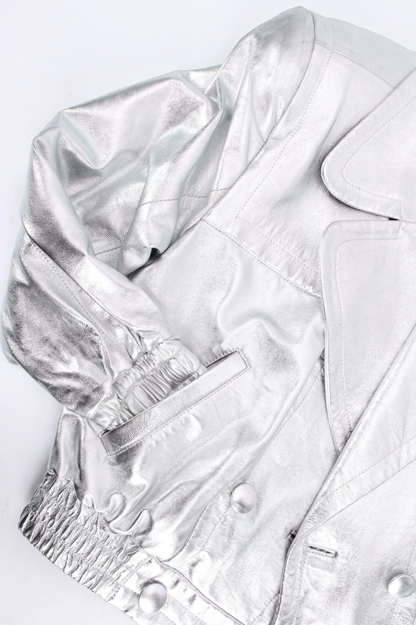 Leather Bomber Jacket & Pant Set