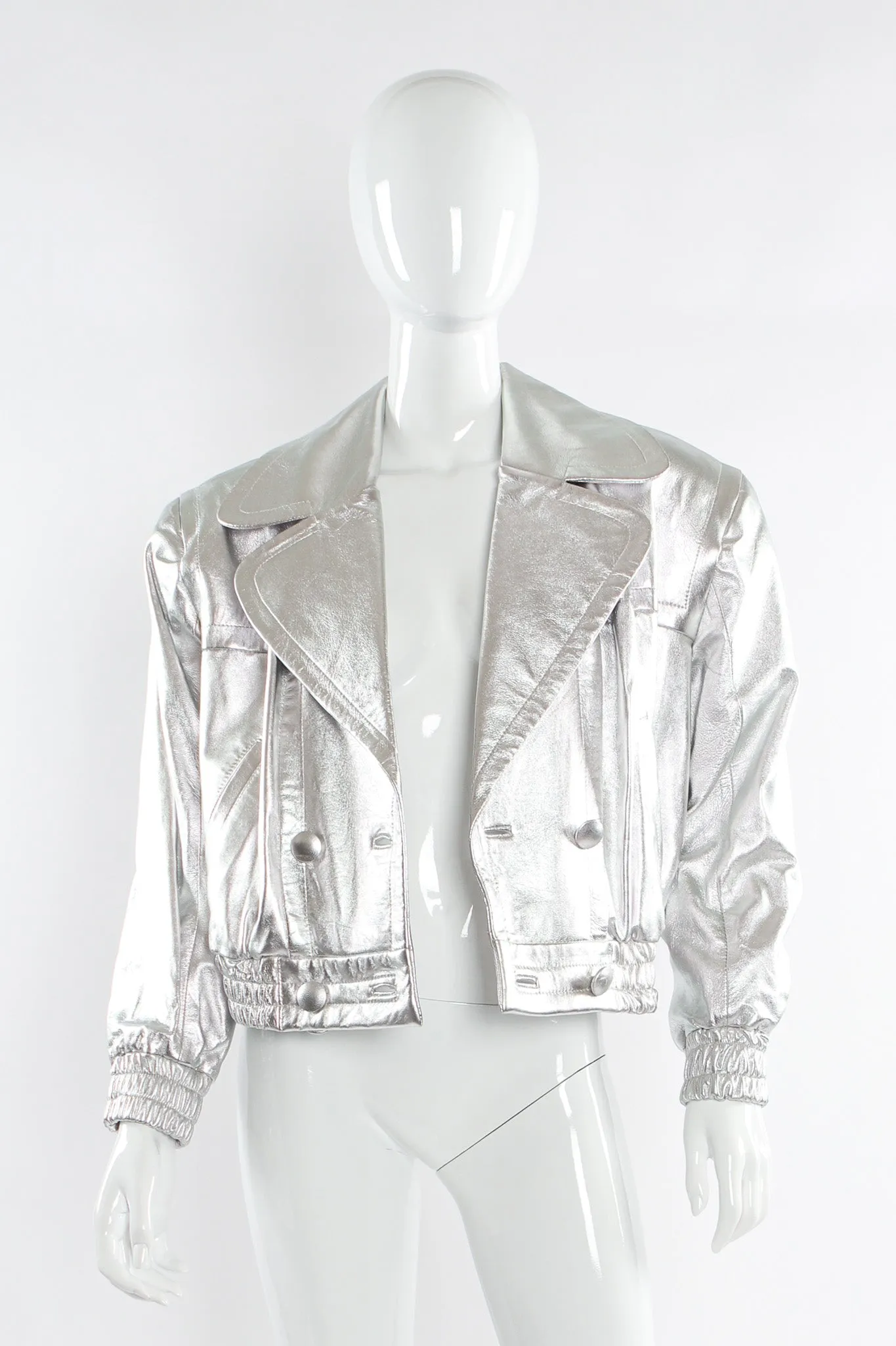 Leather Bomber Jacket & Pant Set