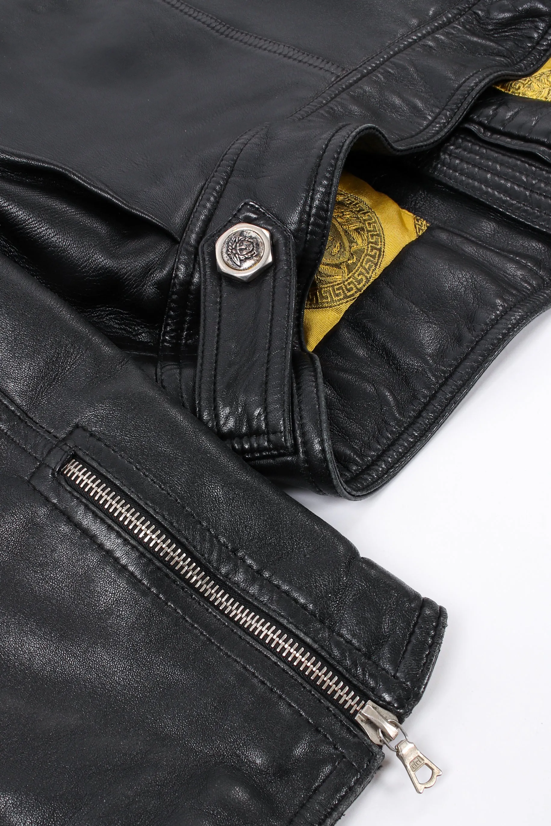 Leather Bomber Jacket