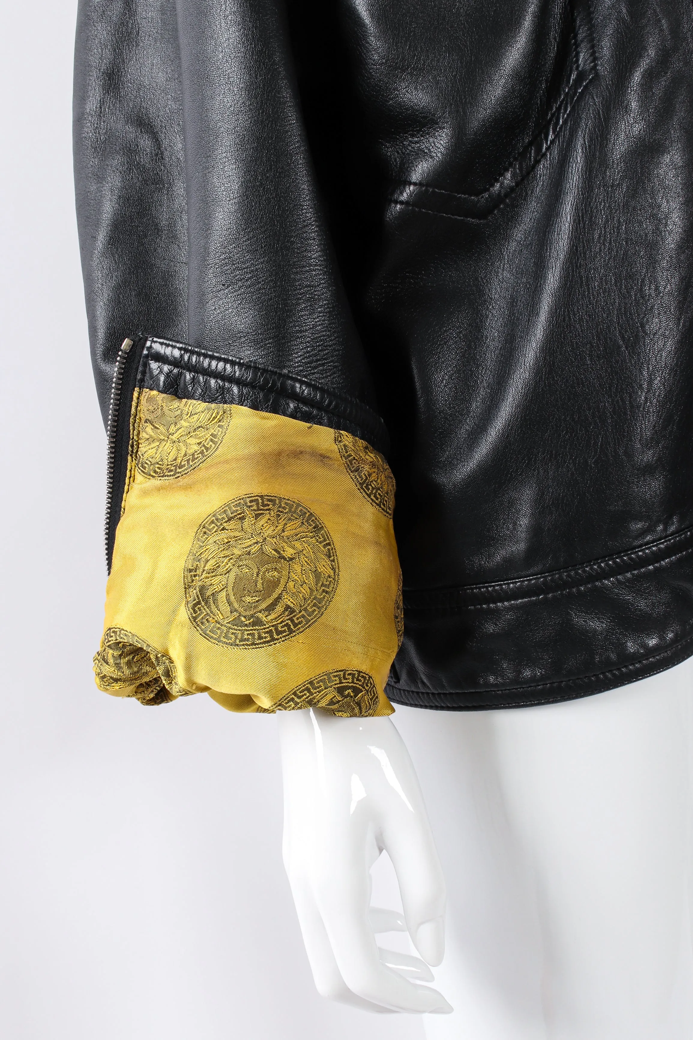Leather Bomber Jacket