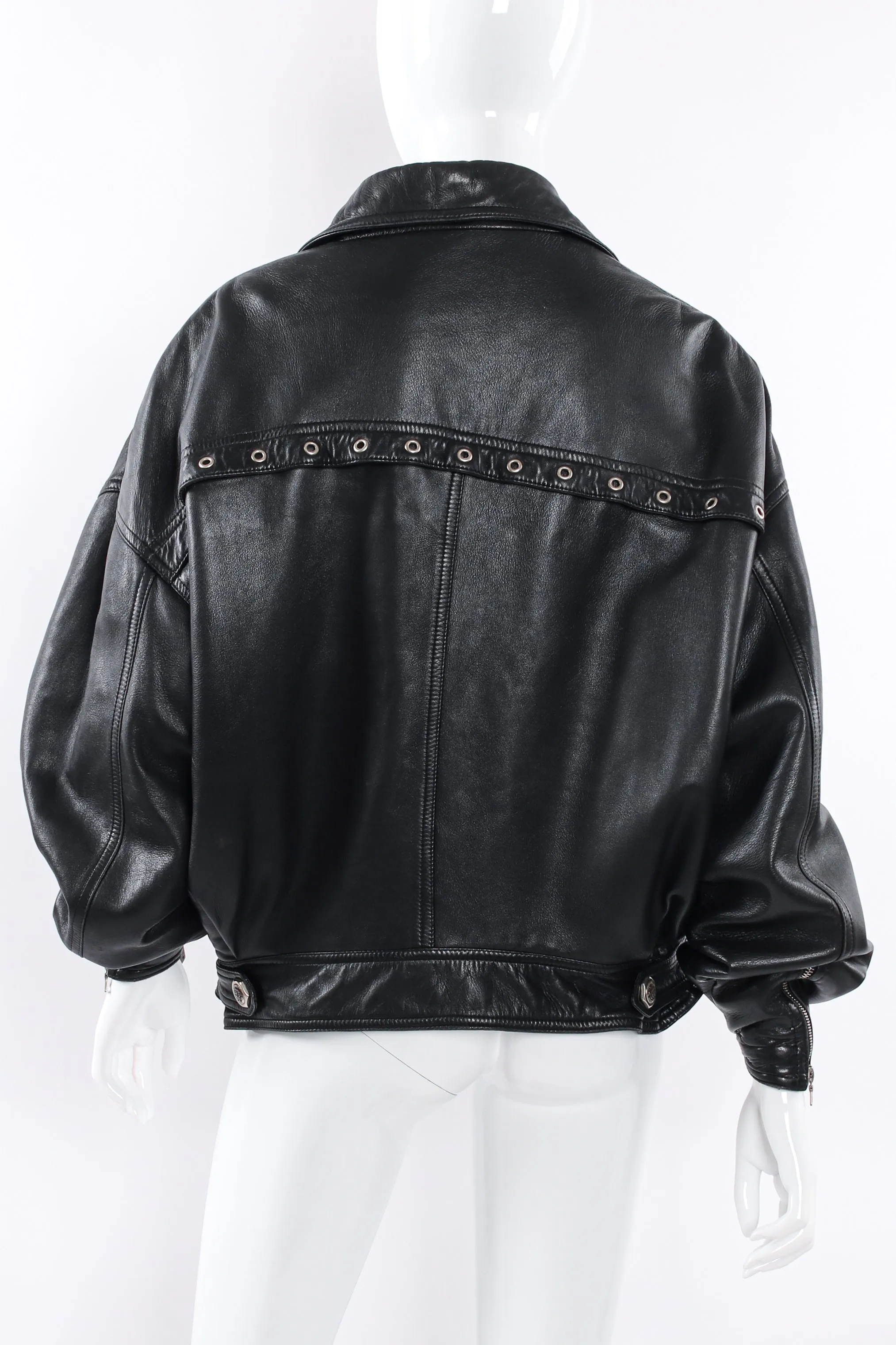 Leather Bomber Jacket
