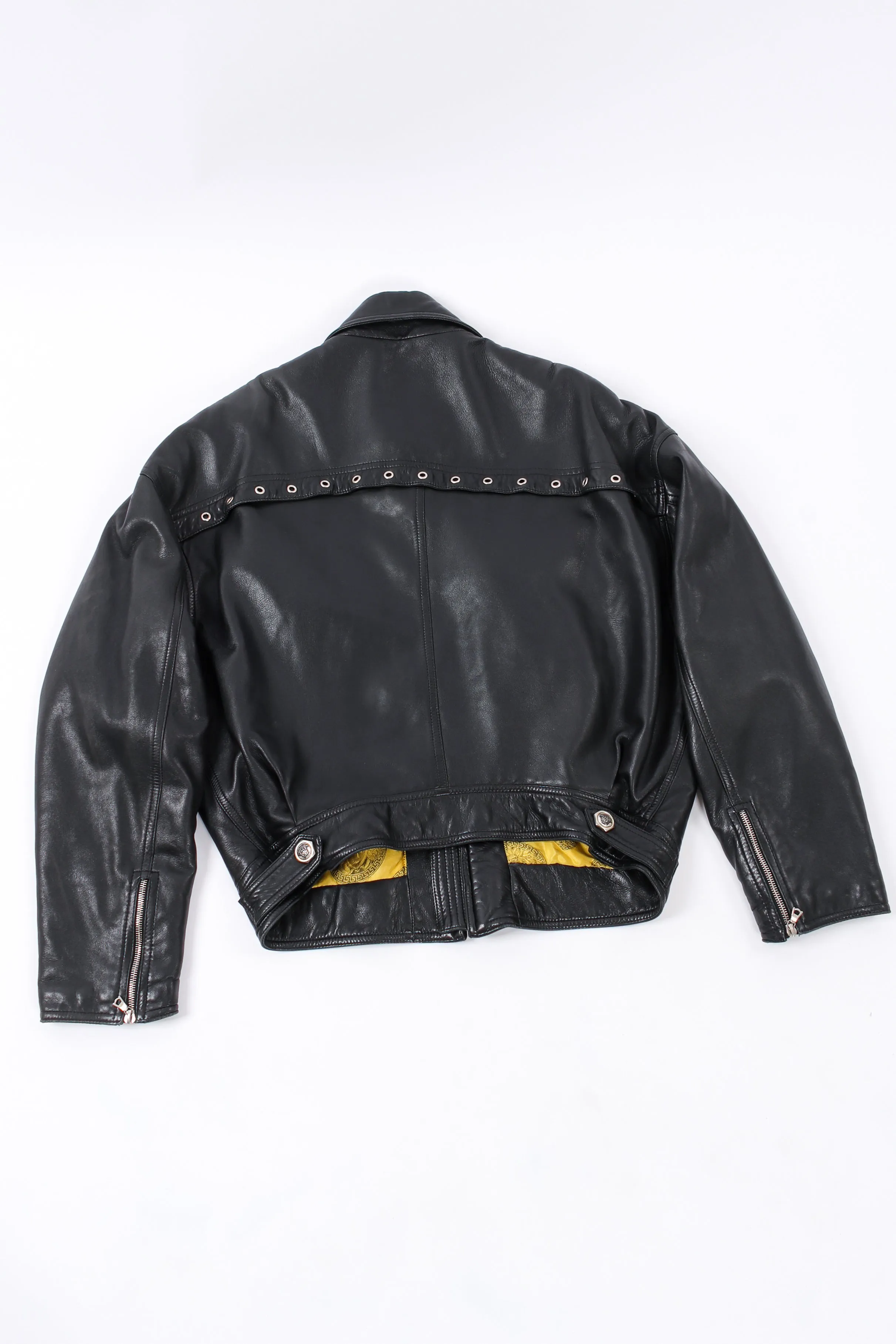 Leather Bomber Jacket