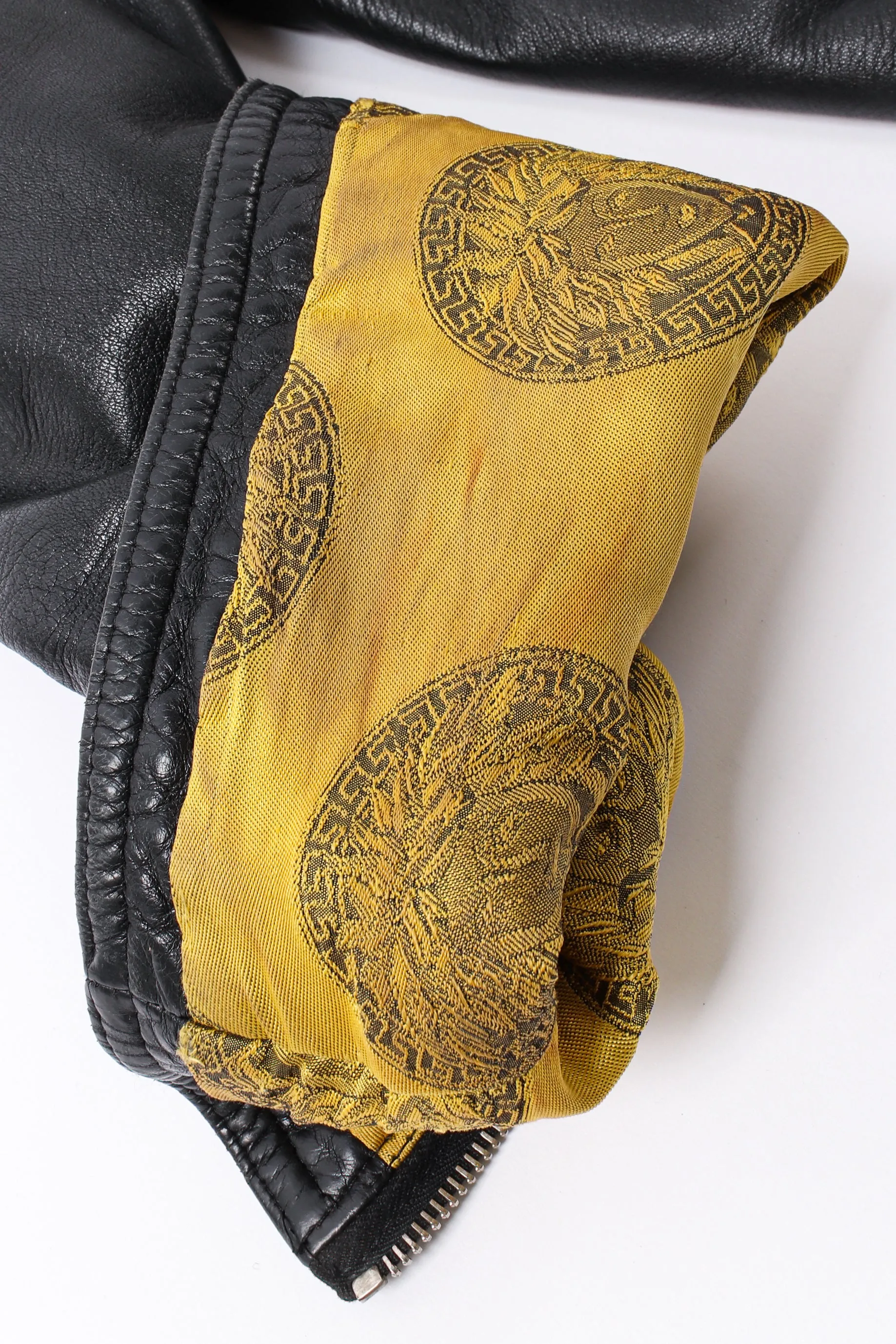Leather Bomber Jacket