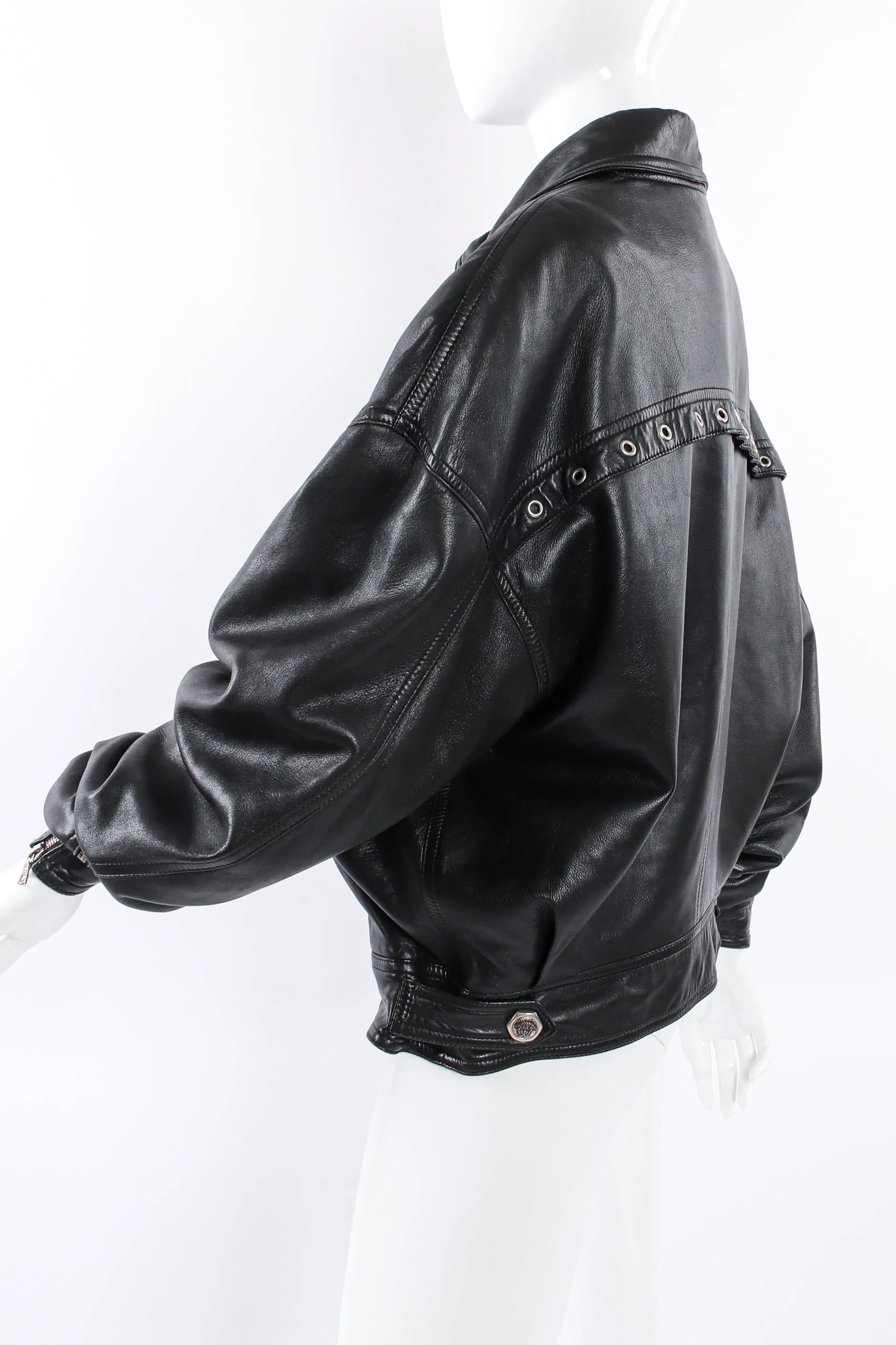 Leather Bomber Jacket