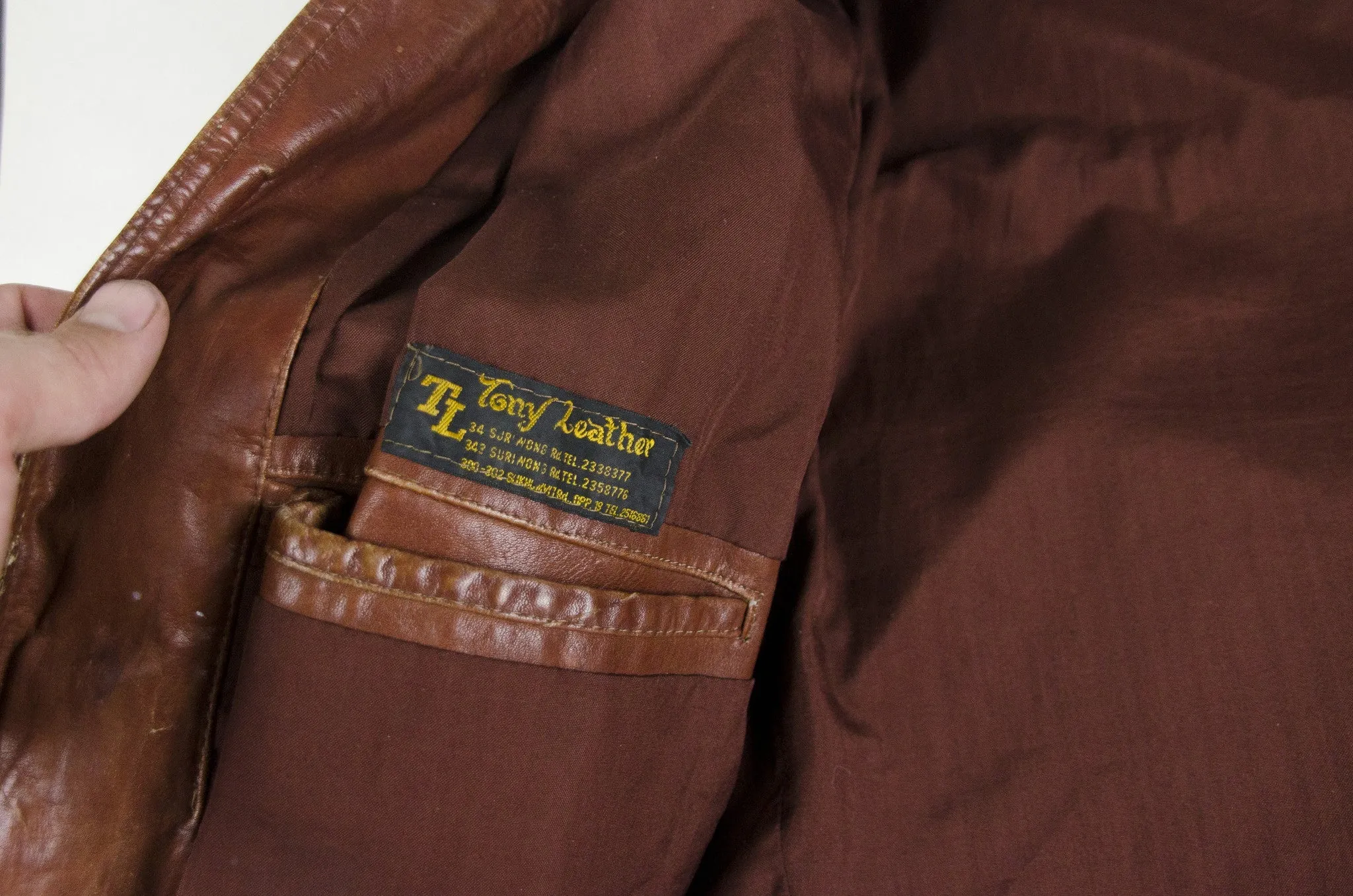 Leather Bomber