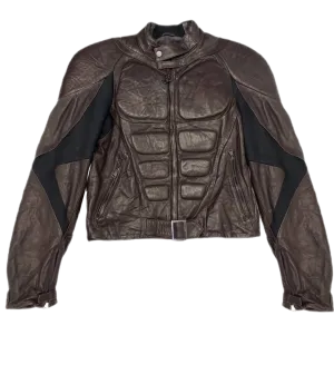 Leather Camping Muscle Jacket