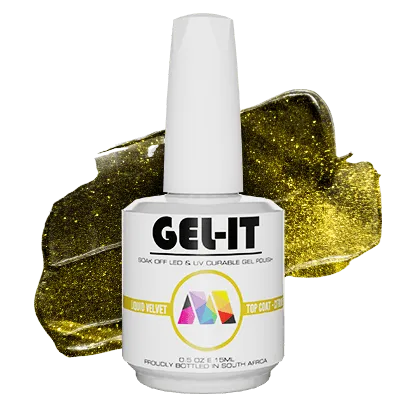 Liquid Velvet Non Wipe Top Coat - Citrine