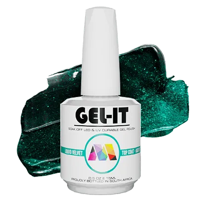Liquid Velvet Non Wipe Top Coat - Jadeite