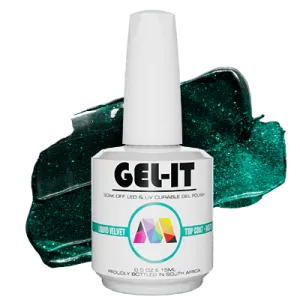 Liquid Velvet Non Wipe Top Coat - Jadeite
