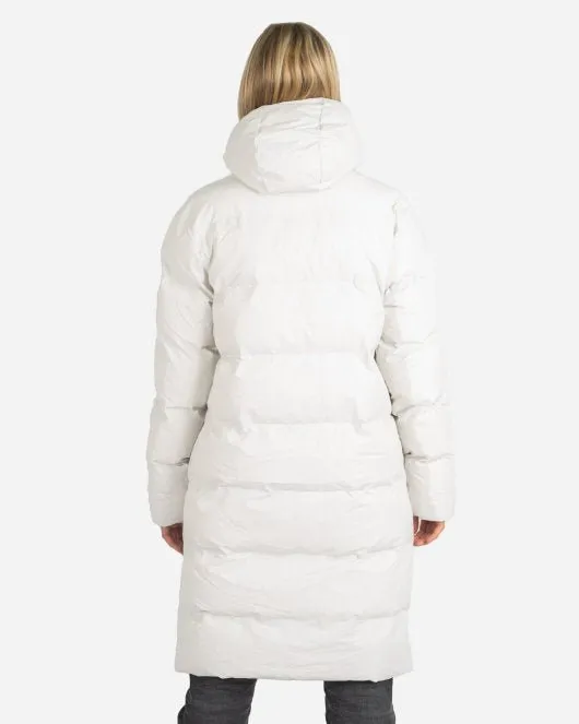 Long Puffer Jacket -  Off White