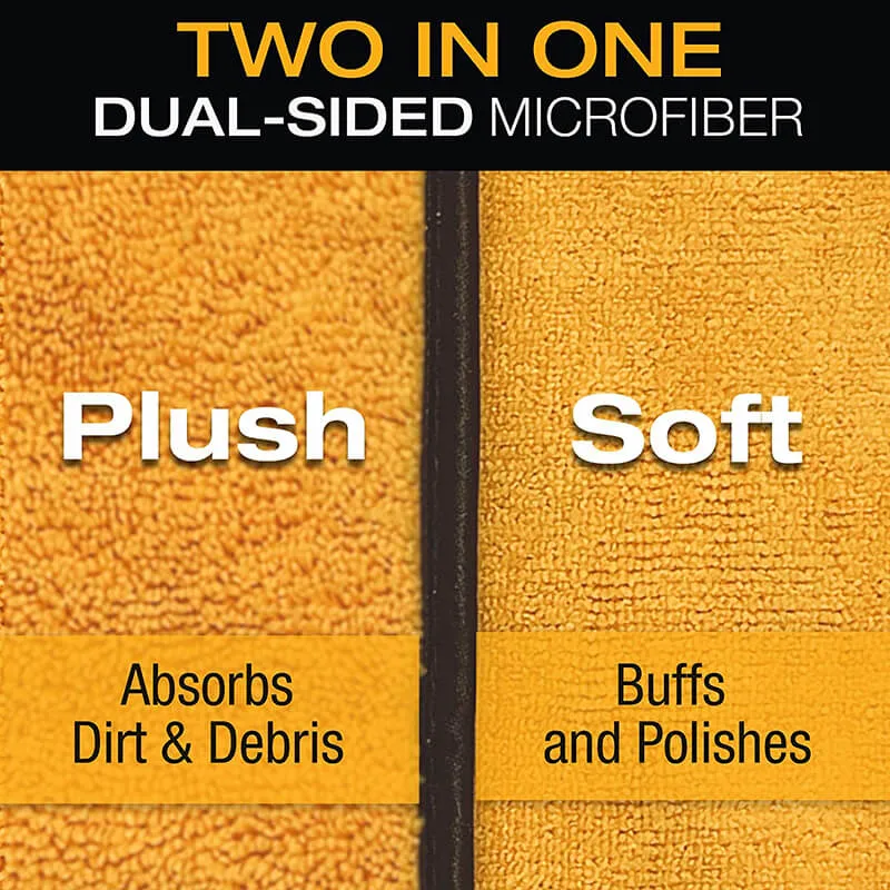 Long/Short Hair Microfiber Towel (16"x16", 380GSM, Pack of 24)