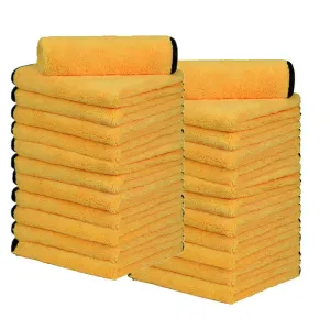 Long/Short Hair Microfiber Towel (16"x16", 380GSM, Pack of 24)