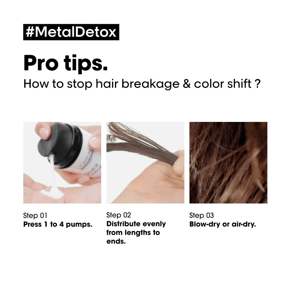 Loreal Professionnel Metal Detox Heat Protection Leave In Cream 100ml