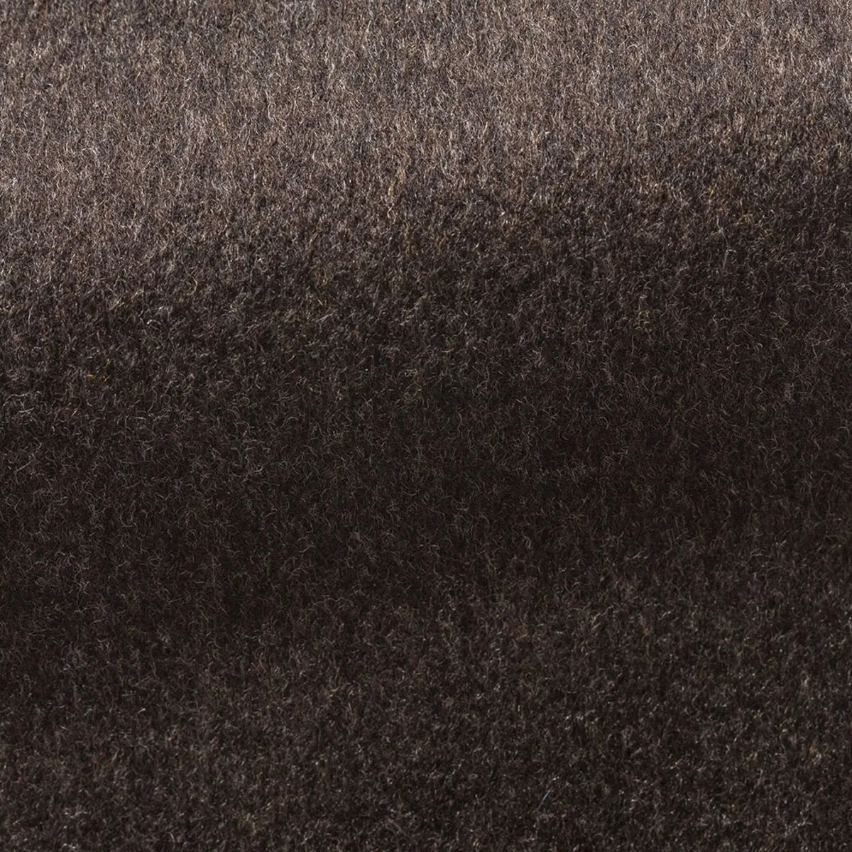 Loro Piana 365 Dark Brown Fine Merino Brushed Wool Mélange