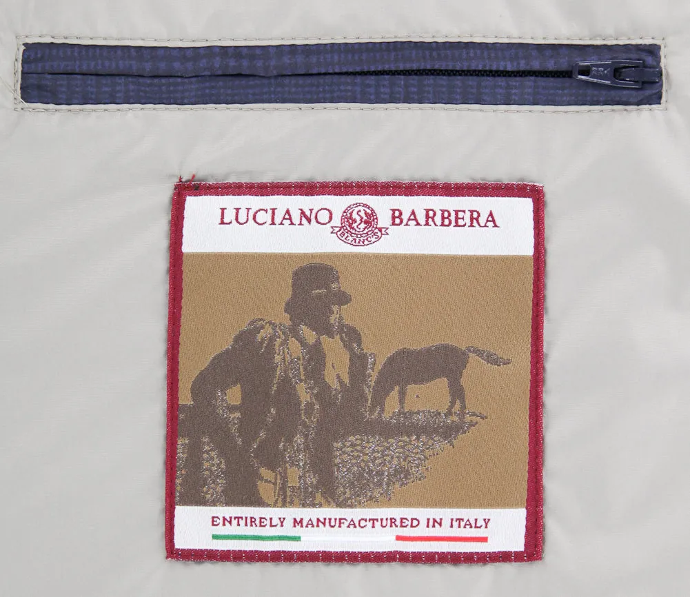 Luciano Barbera Navy Blue Raincoat - 40 US / 50 EU
