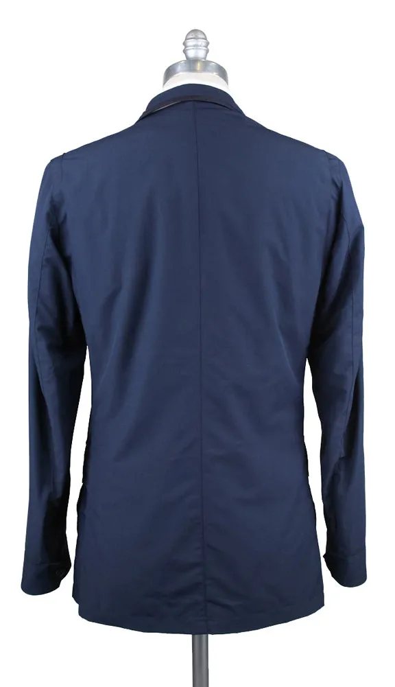 Luciano Barbera Navy Blue Raincoat