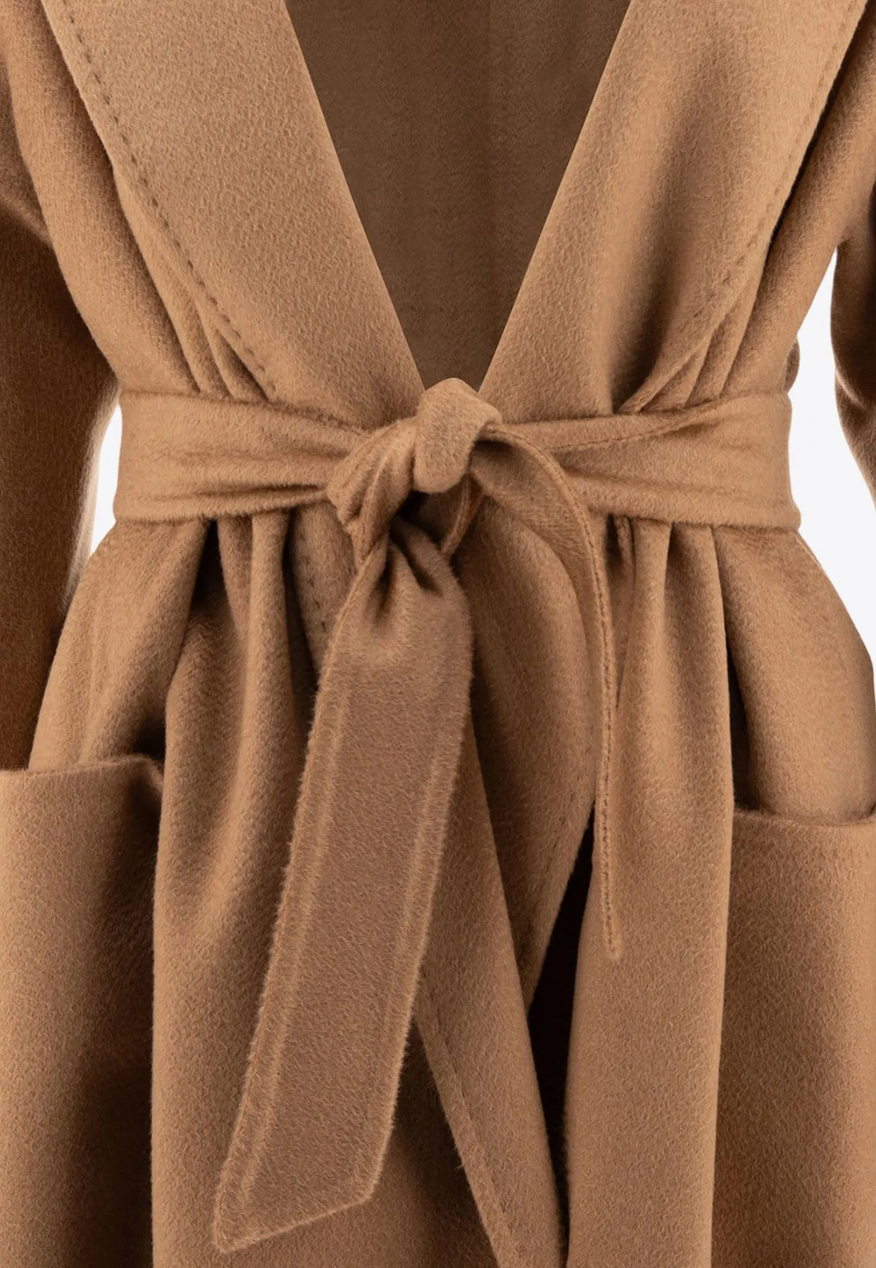 Ludmilla Belted Cashmere Coat