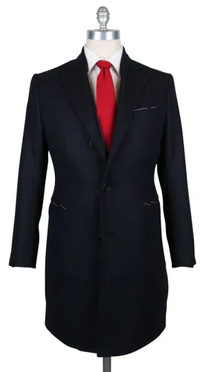 Luigi Borrelli Midnight Navy Blue Coat