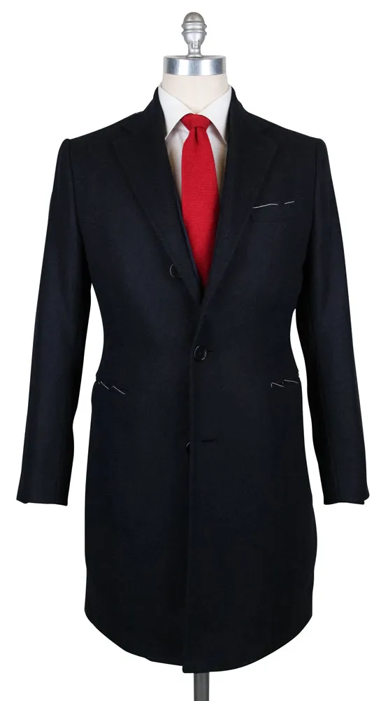 Luigi Borrelli Midnight Navy Blue Coat