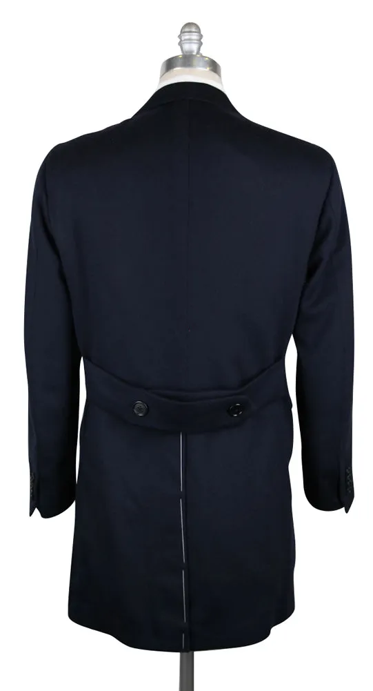 Luigi Borrelli Midnight Navy Blue Coat