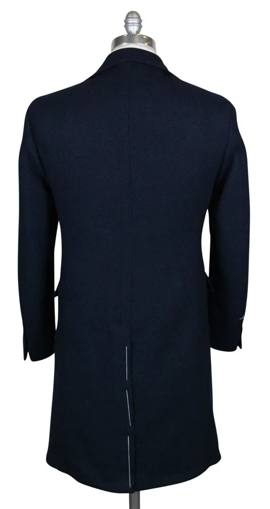 Luigi Borrelli Midnight Navy Blue Coat