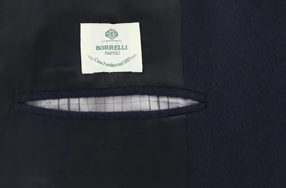 Luigi Borrelli Midnight Navy Blue Coat