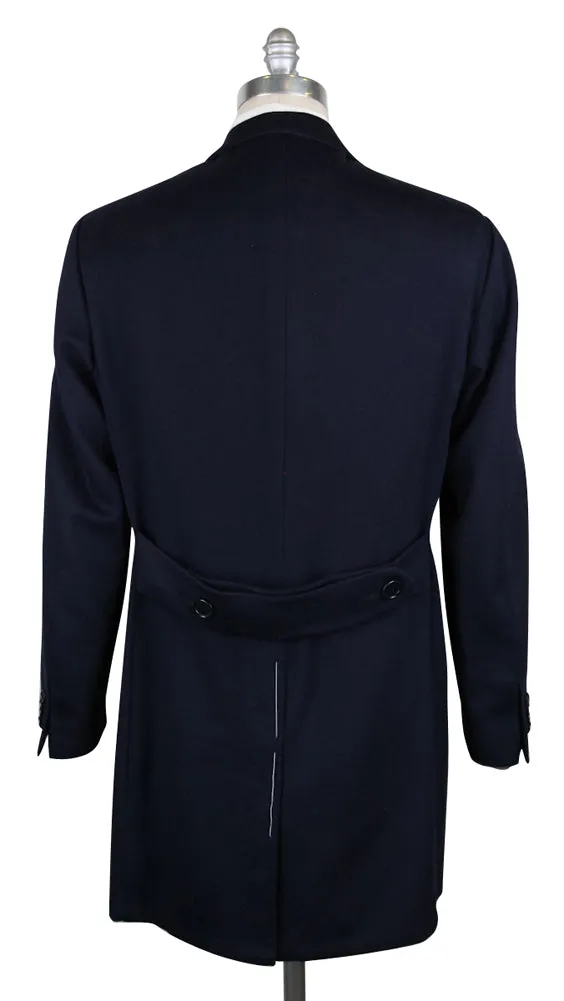 Luigi Borrelli Midnight Navy Blue Coat