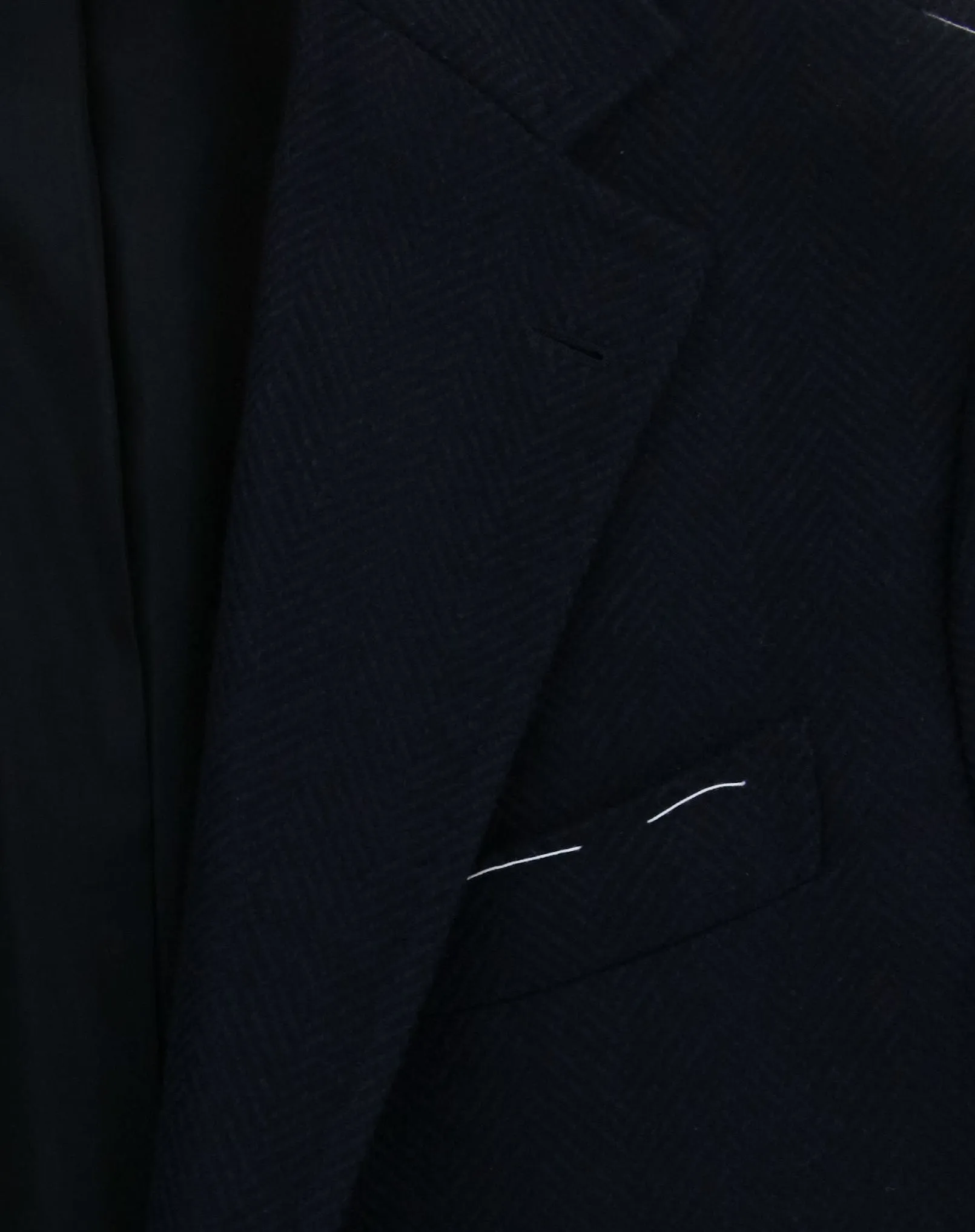 Luigi Borrelli Midnight Navy Blue Coat