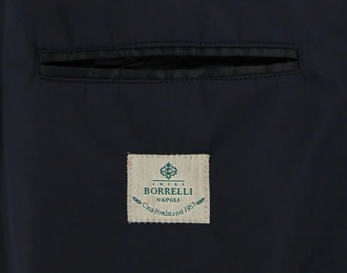 Luigi Borrelli Midnight Navy Blue Raincoat