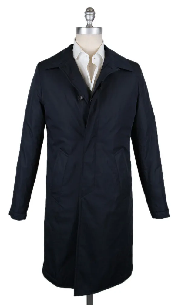 Luigi Borrelli Midnight Navy Blue Raincoat