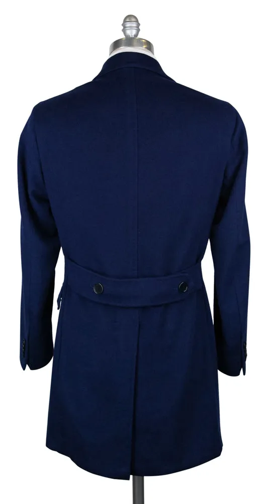 Luigi Borrelli Navy Blue Coat