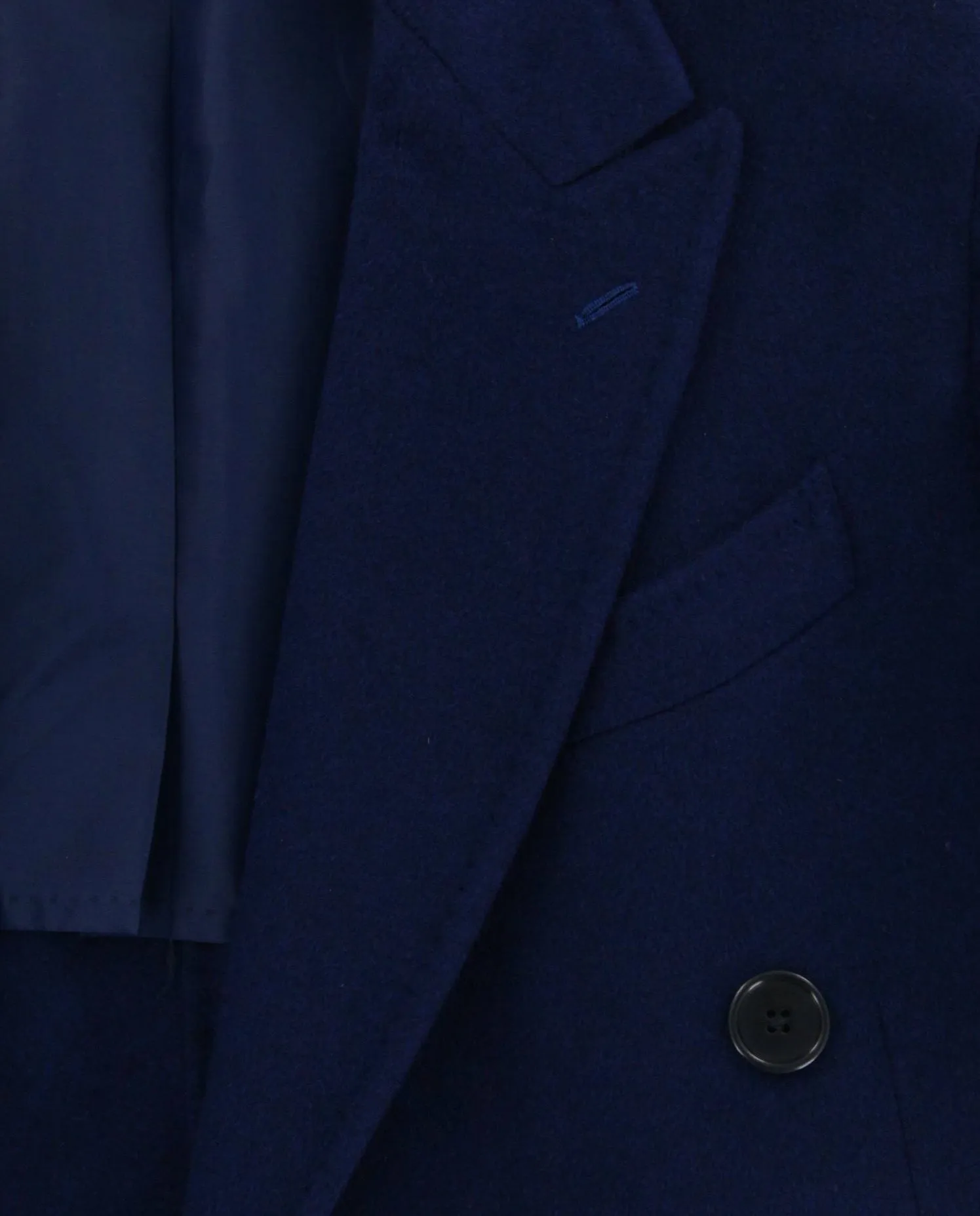 Luigi Borrelli Navy Blue Coat