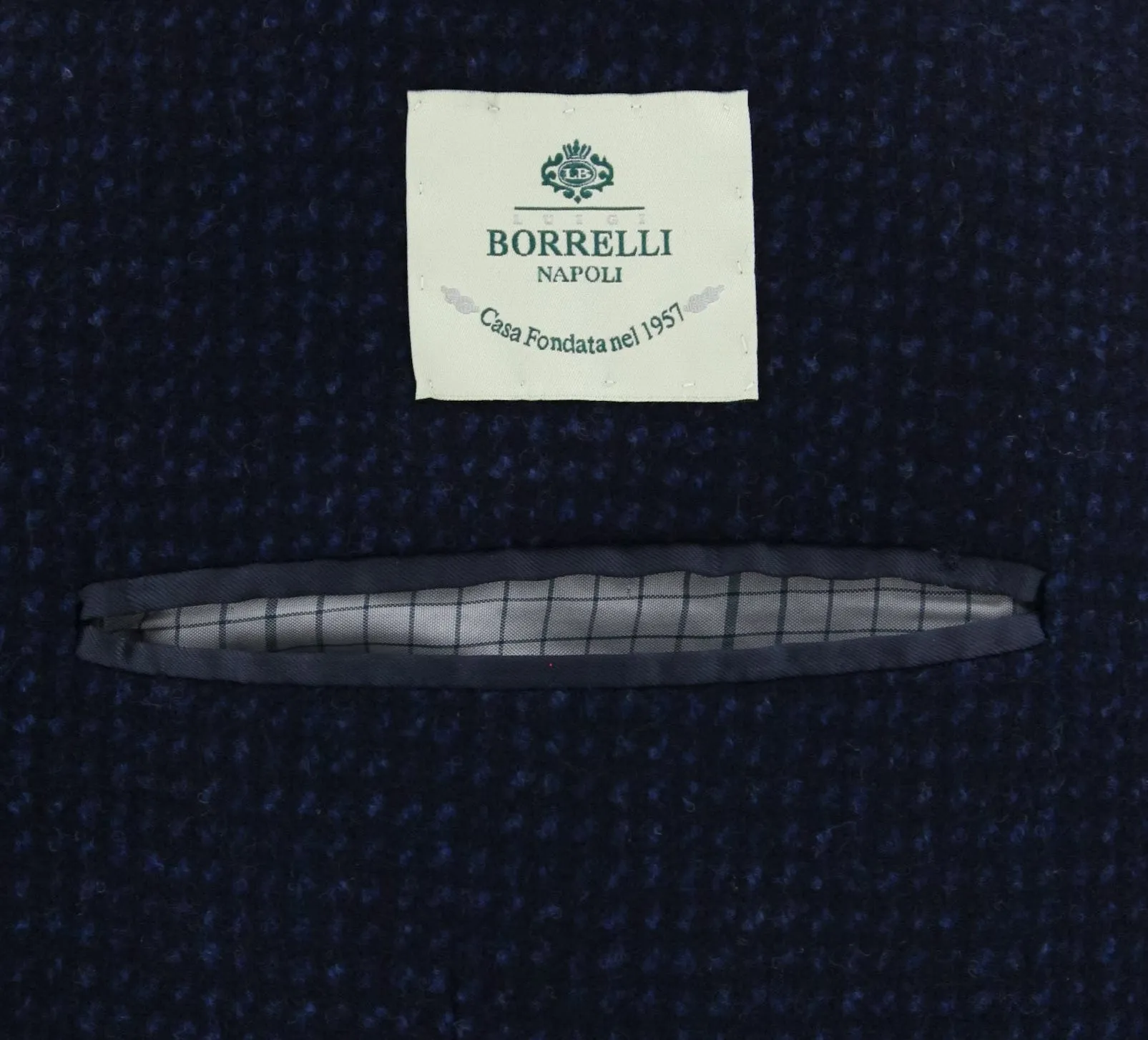 Luigi Borrelli Navy Blue Coat