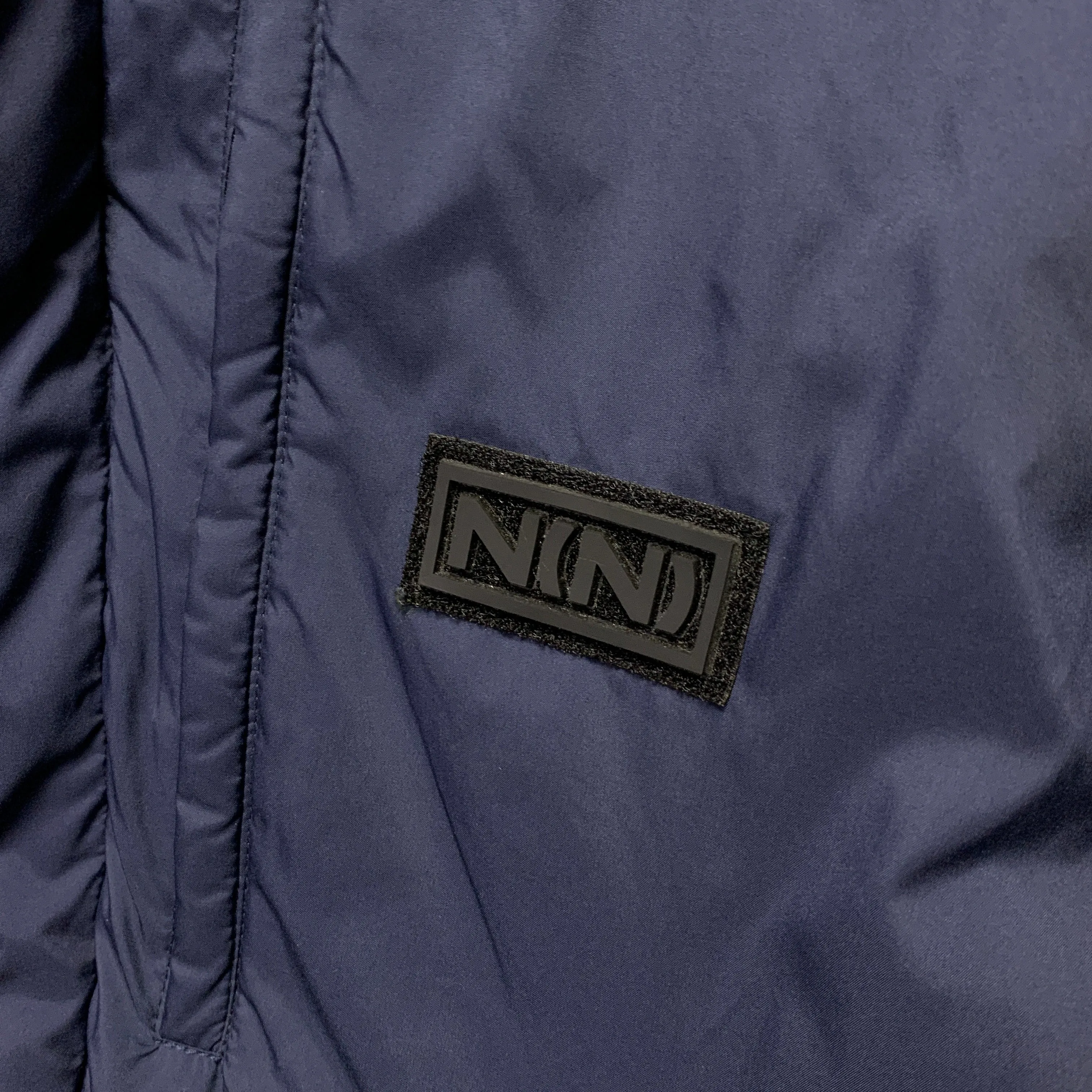 [M] Number Nine Logo Down Puffer Jacket Navy