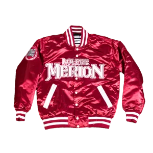 MAMBA LOWER MERION SATIN JACKET (MAROON)