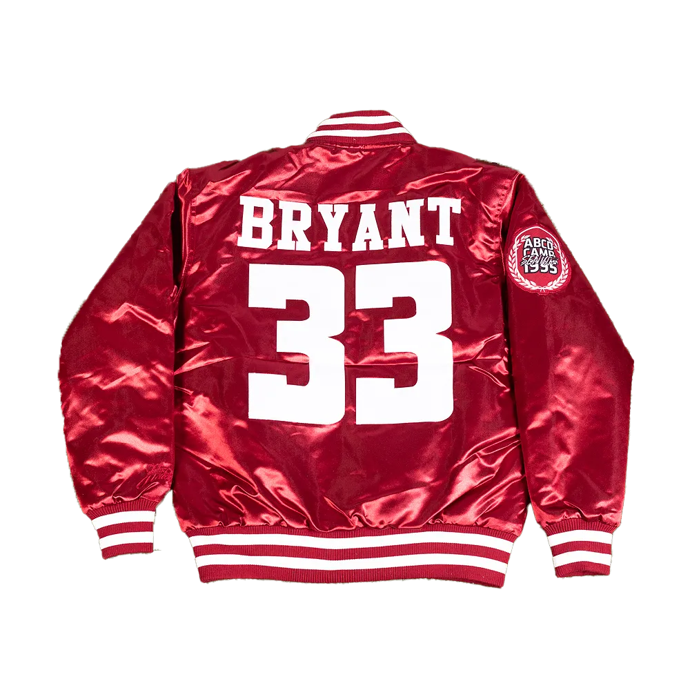 MAMBA LOWER MERION SATIN JACKET (MAROON)