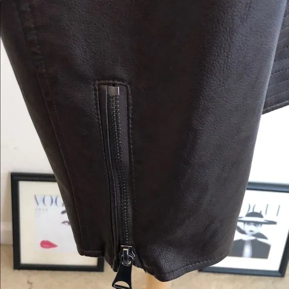 Marc New York Faux Leather Bomber