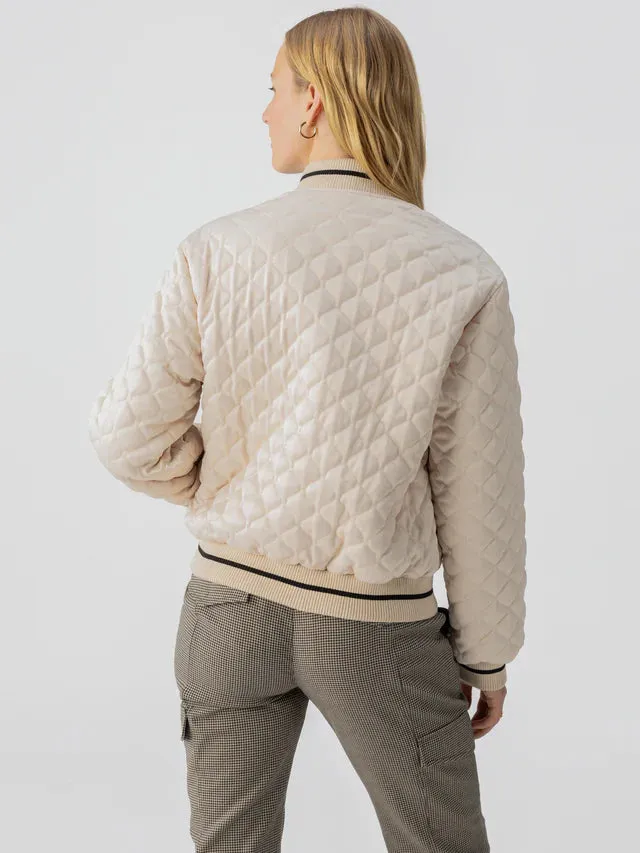Marilyn Satin Bomber Jacket
