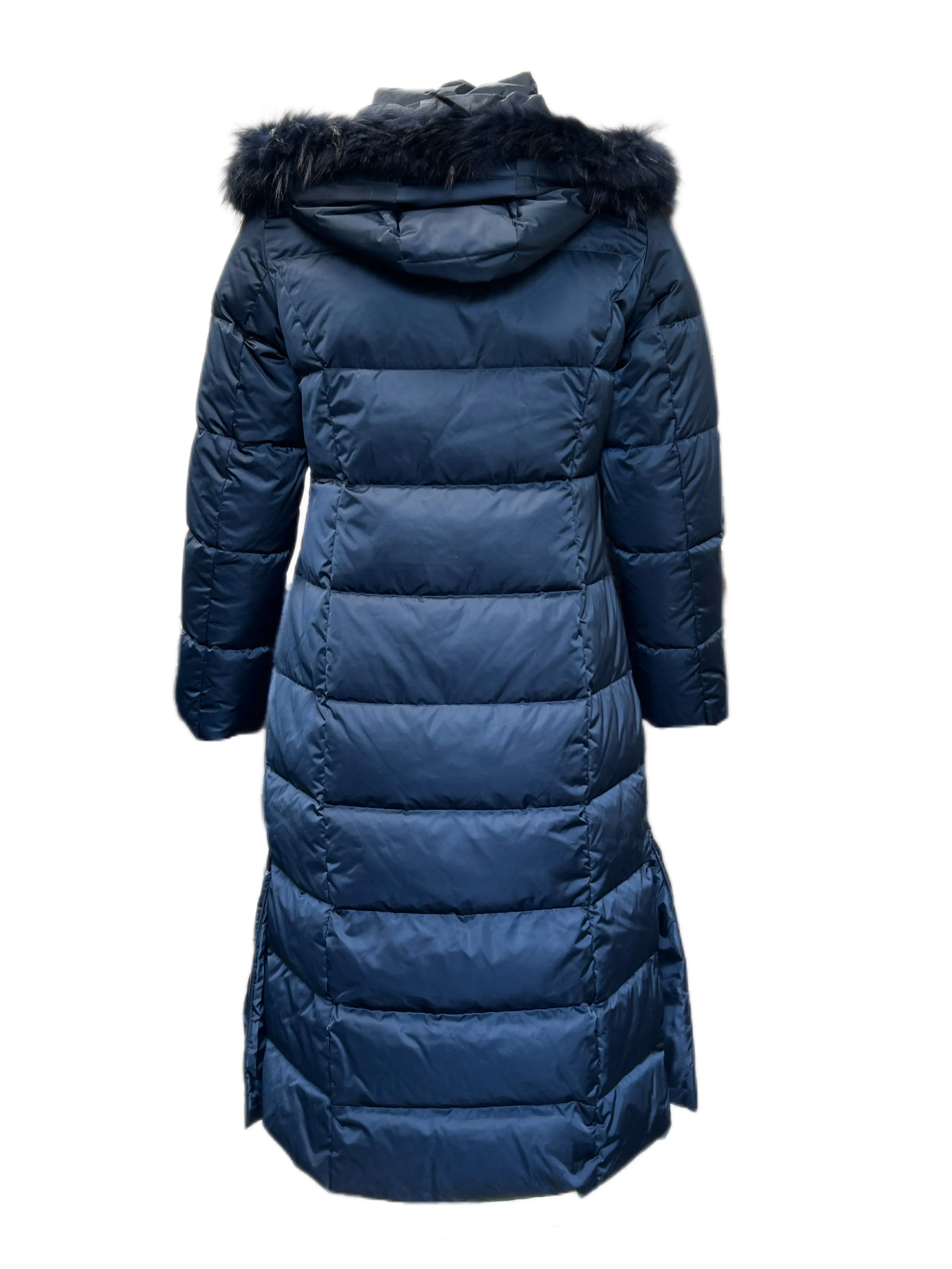 Marina Rinaldi Women's Navy Parigi Hooded Jacket NWT