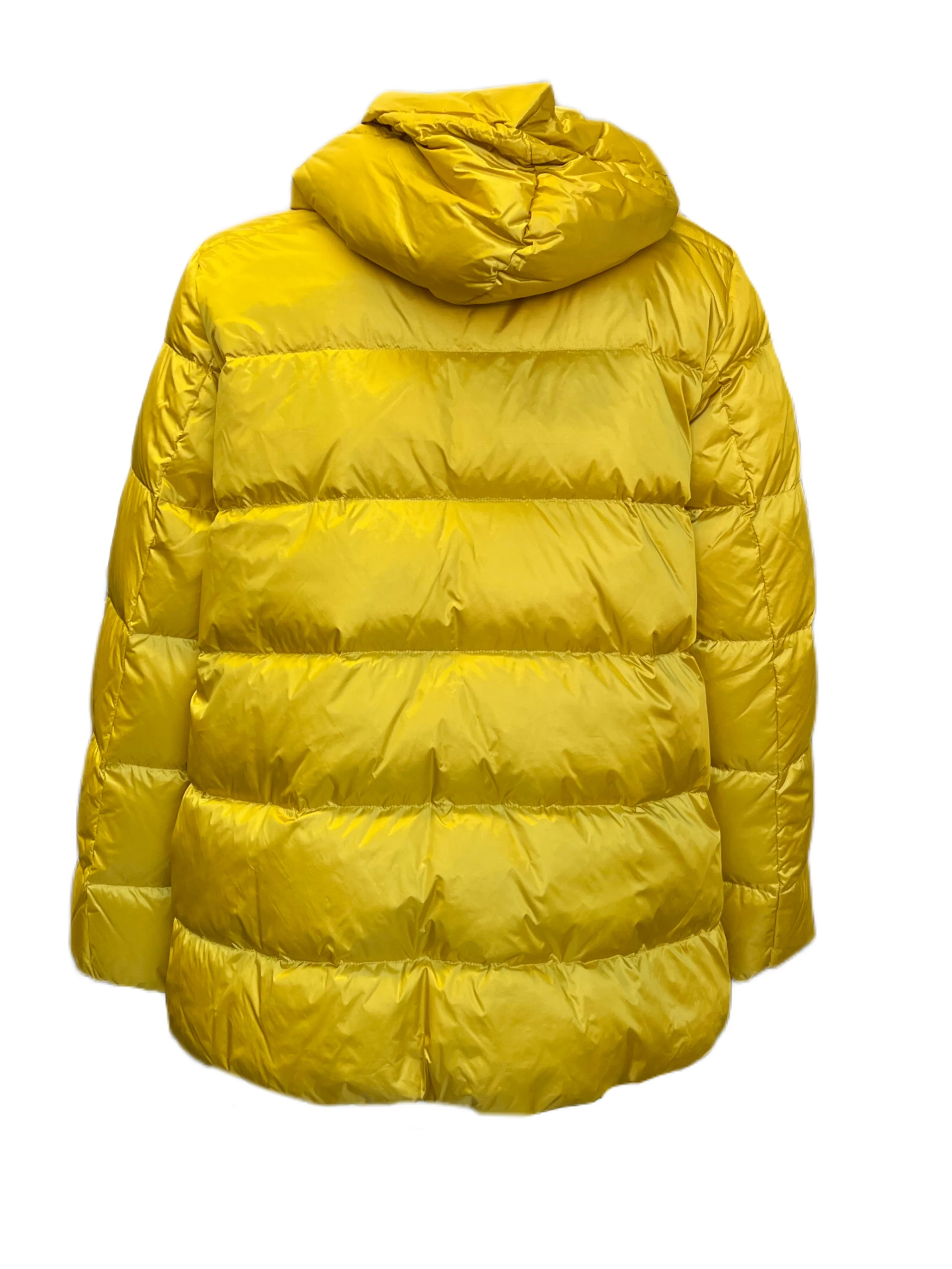 Marina Rinaldi Women's Yellow Palladio Hooded Jacket NWT