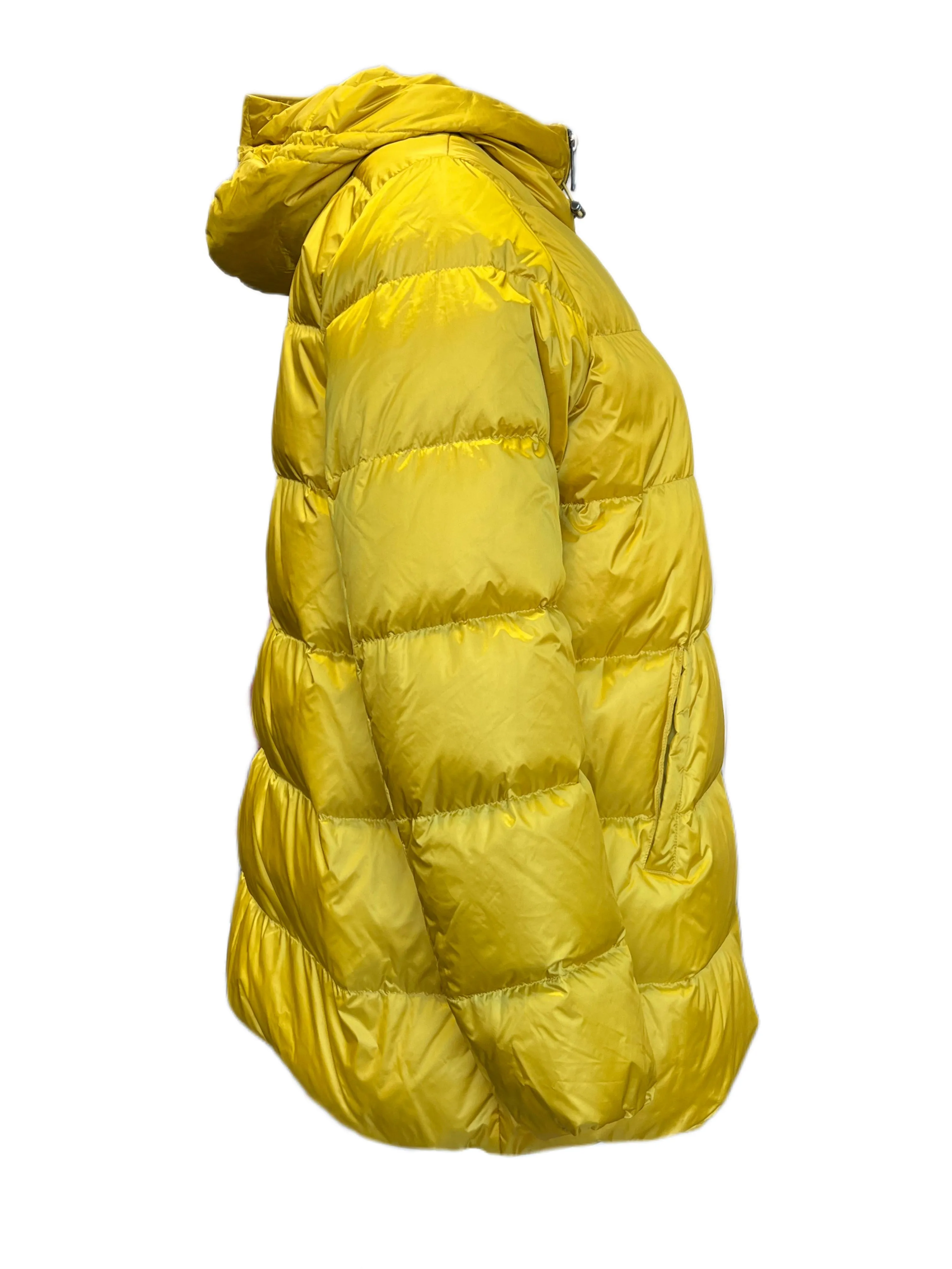 Marina Rinaldi Women's Yellow Palladio Hooded Jacket NWT
