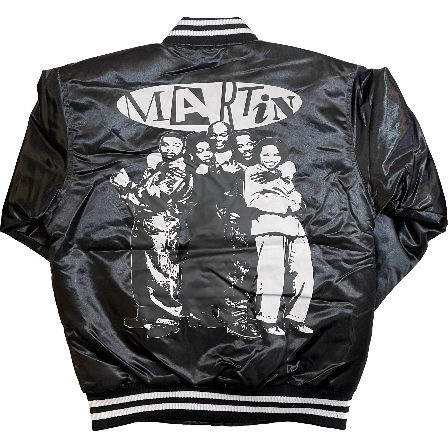 MARTIN SATIN JACKET (BLACK)