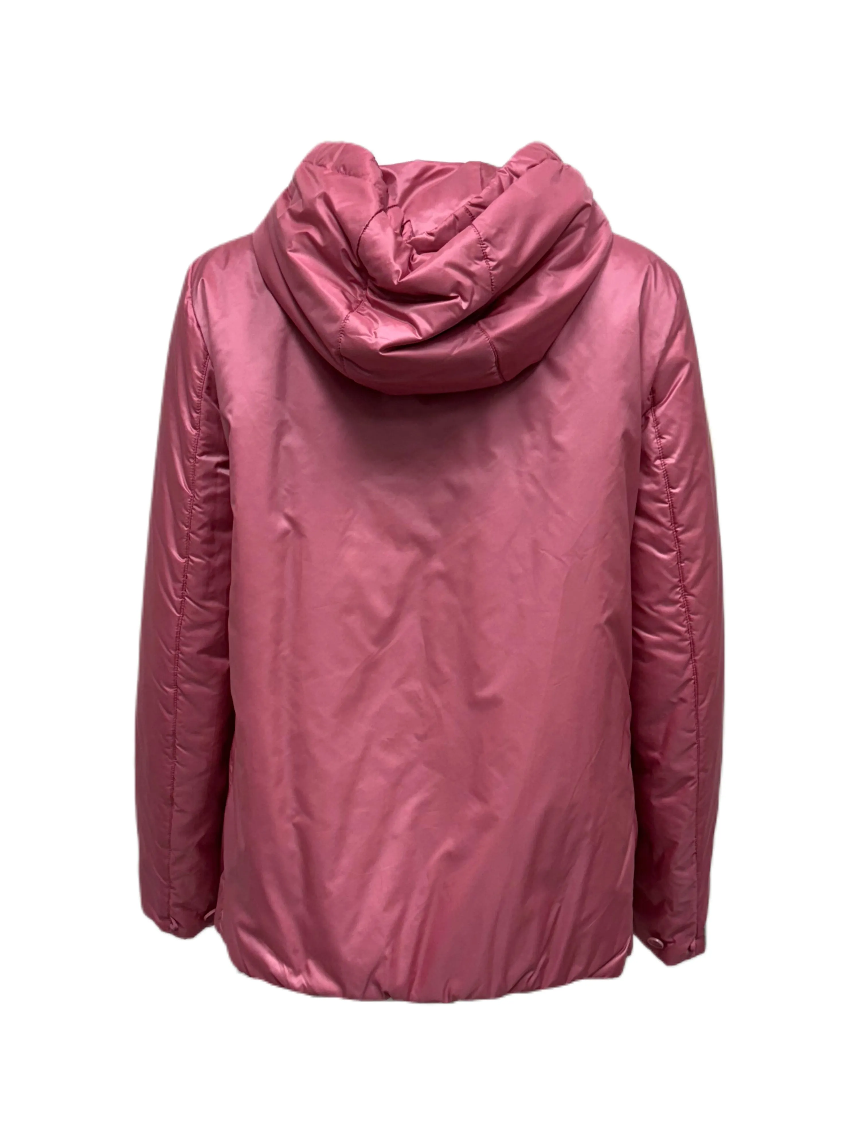 Max Mara Women's Pink Greenh Zipper Closure Quilted Jacket NWT
