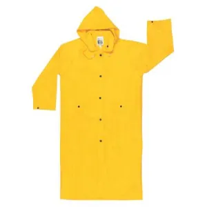 MCR Safety Wizard Coat, X-Large, PVC/Nylon, Yellow, 300CXL