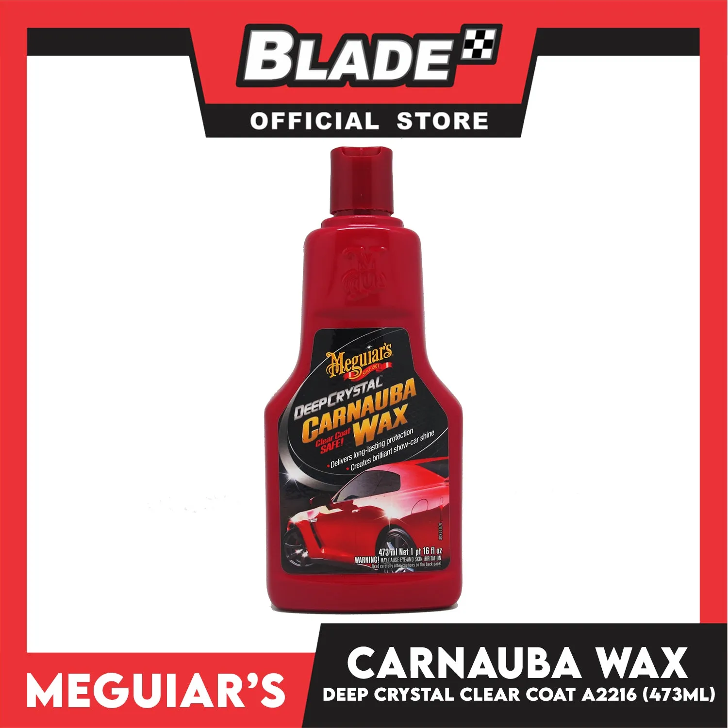 Meguiar's Deep Crystal Carnauba Wax A2216 473ml