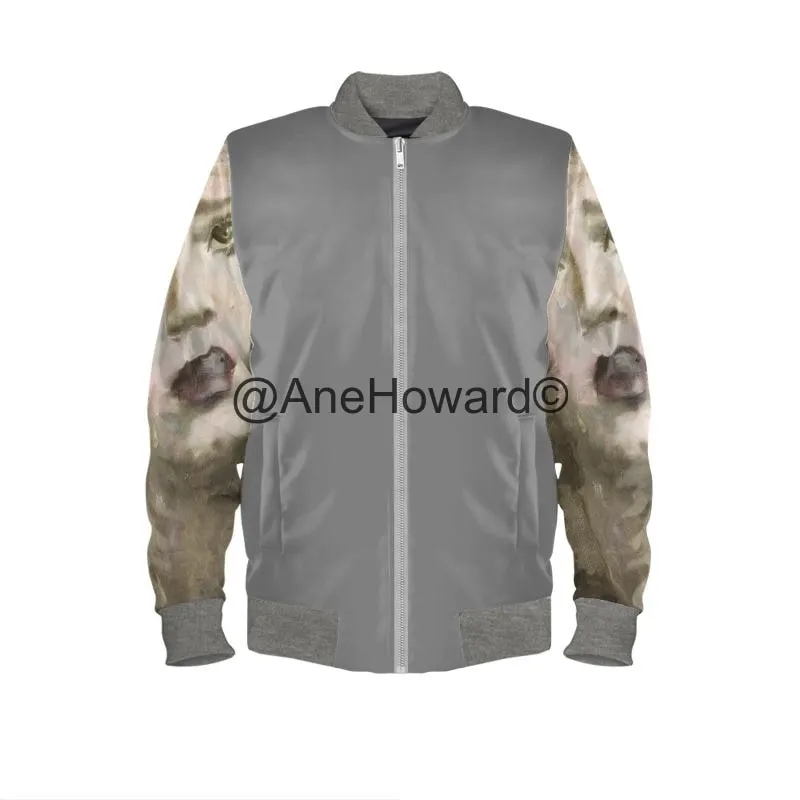 Men's Bomber Jacket Charcoal Gaia