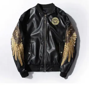 Men's Bomber Jacket Leather Japanese
