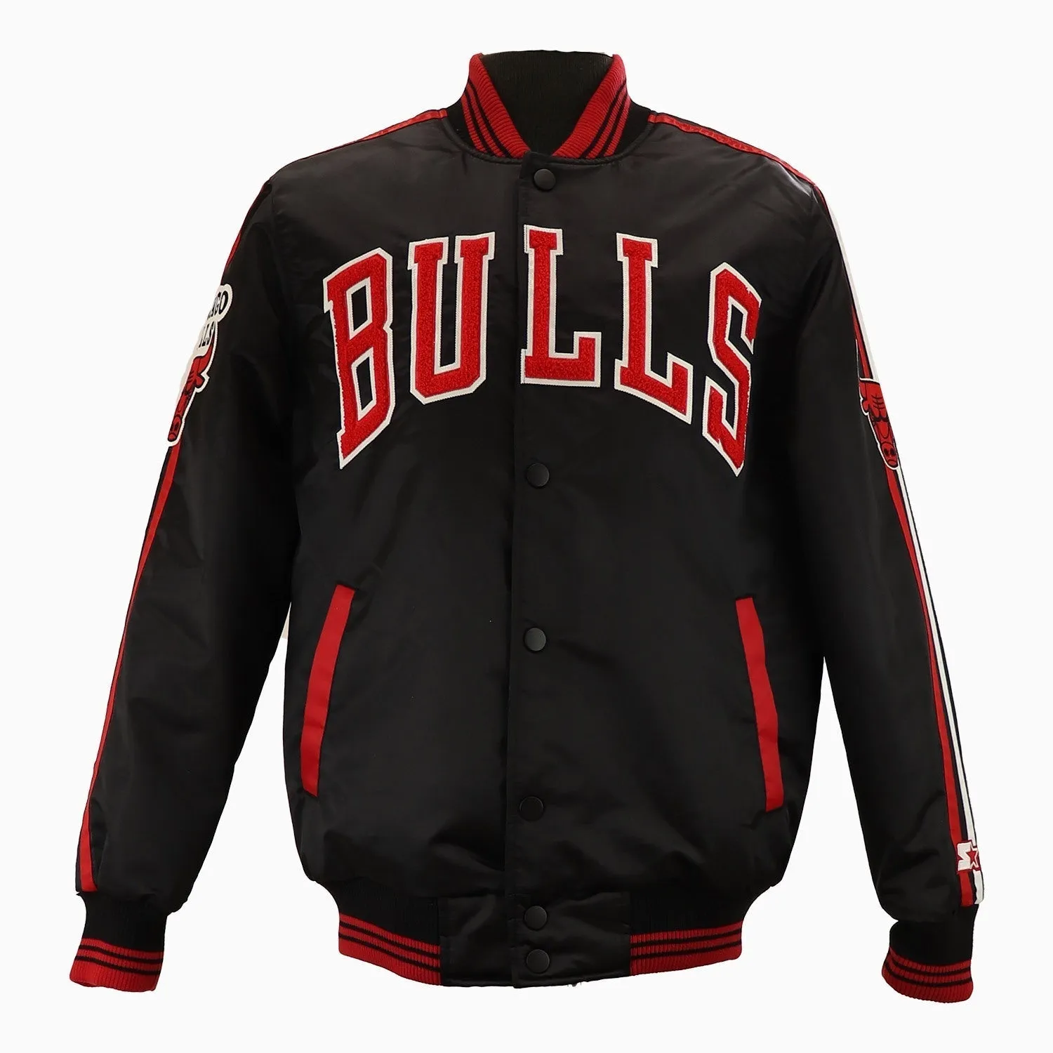 Men's Chicago Bulls NBA Varsity Satin Jacket