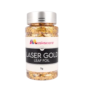Metallic Leaf Foil pots - 5G Laser Gold