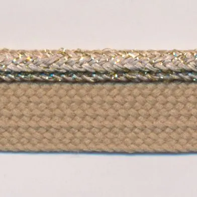 Metallic Piping #12 Sand Beige